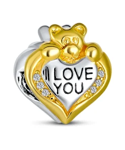 Teddy ILY Charm