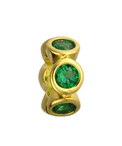 Green Flower Charm